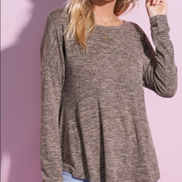 Mocha Twisted Back Top - Picture 5 of 5